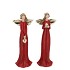BELLY JOLLY RED XMAS ANGEL 8X6X21CM