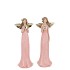 BELLY JOLLY PINK XMAS ANGEL 6X4X16CM