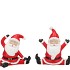 BELLY JOLLY RED SANTA CLAUS 16X9X16CM