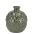 MILOU MAJESTIC GREEN VASE ACORN 10X10X11CM
