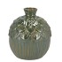 MILOU MAJESTIC GREEN VASE ACORN 12X12X14CM