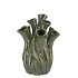 MILOU MAJESTIC GREEN VASE AGLIO ORGANIC 18X18X20CM