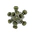 MILOU MAJESTIC GREEN VASE AGLIO ORGANIC 18X18X20CM