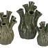 MILOU MAJESTIC GREEN VASE AGLIO ORGANIC 18X18X20CM