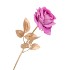 SILK ROSE GOLDIE PURPLE 75CM