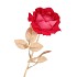 SILK ROSE GOLDIE BEAUTY 75CM
