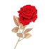 SILK ROSE GOLDIE RED 75CM