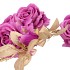 SILK ROSE GOLDIE 5X PURPLE 116CM NM