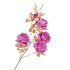 SILK ROSE GOLDIE 5X PURPLE 116CM