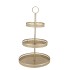 STORAGE SHELF ESI METAL MAJESTIC GOLD 37X65CM