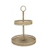 STORAGE SHELF ESI METAL COZY GOLD MATT 28X43CM