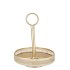 STORAGE SHELF ESI METAL MAJESTIC GOLD 20X27CM