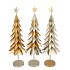 EVY COZY GOLD XMAS TREE METAL ASS 30X100CM