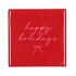TILE HAPPY HOLIDAYS BOW 10X10X1CM NM
