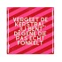 TILE VERGEET DE KERSTBAL 10X10X1CM NM