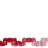 BOWY JOLLY PINK MIX CANDLE HOLDER BOW TIE ASS 10X5X3CM