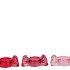 BOWY JOLLY PINK MIX T-LIGHT WIDE BOW ASS 10X5X5CM