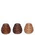 BOWY SCOTTISH BROWN MIX CANDLE HOLDER PINEAPPLE ASS 6X6X6CM