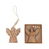 FEE NATURAL HANGER ANGEL 10X10CM P/2