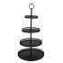STORAGE SHELF ESI METAL WILD BLACK 44X87CM