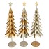EVY COZY GOLD XMAS TREE METAL ASS 30X116CM