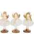 LOULOU COZY GOLD STANDING GIRL ASS 6X10X17CM