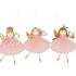 LOULOU JOLLY PINK HANGER DANCING GIRL ASS 14X10X2CM