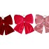 LOULOU JOLLY PINK HANGER BOW ASS 23X25CM