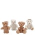 LOULOU COSY SAND HANGER BEAR ASS 4X8X14CM
