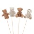 PICK SHINE COZY SAND BEAR ASS 45CM NM