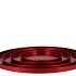 COASTER WILD RED TRAY METAL 26X2CM