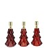 JAZZ WILD RED CANDLE HOLDER X-MAS TREE ASS 8X13CM