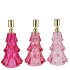 JAZZ JOLLY PINK CANDLE HOLDER X-MAS TREE ASS 9X16CM