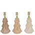 JAZZ COZY SAND CANDLE HOLDER X-MAS TREE ASS 9X16CM