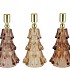 JAZZ SCOTTISH BROWN CANDLE HOLDER X-MAS TREE ASS 10X20CM