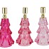 JAZZ JOLLY PINK CANDLE HOLDER X-MAS TREE ASS 10X20CM
