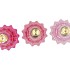 JAZZ JOLLY PINK CANDLE HOLDER X-MAS TREE ASS 10X20CM