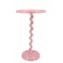 SEPHORA JOLLY PINK SIDE TABLE 30X30X49CM