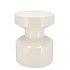 SEPHORA COZY WHITE STOOL / SIDE TABLE 30X30X38CM NM