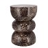 SEPHORA WILD LEOPARD STOOL / SIDE TABLE 32X32X45CM