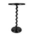 SEPHORA WILD BLACK SIDE TABLE 35X35X62CM
