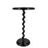 SEPHORA WILD BLACK SIDE TABLE 30X30X49CM