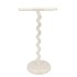 SEPHORA COZY WHITE SIDE TABLE 35X35X62CM