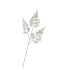 SILK FERN FOREST GREEN SNOWY 86CM NM