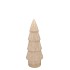 PORTO PINE TREE ANTIQUE GOLD 10X10X20CM NM