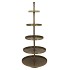 STORAGE SHELF SWIRL SCOTTISH GREEN 63X63X155CM