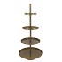 STORAGE SHELF SWIRL SCOTTISH GREEN 56X56X125CM