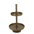 STORAGE SHELF SWIRL SCOTTISH GREEN 35X35X62CM