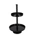 STORAGE SHELF SWIRL WILD BLACK 35X35X62CM