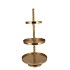 STORAGE SHELF SWIRL MAJESTIC GOLD 45X45X100CM